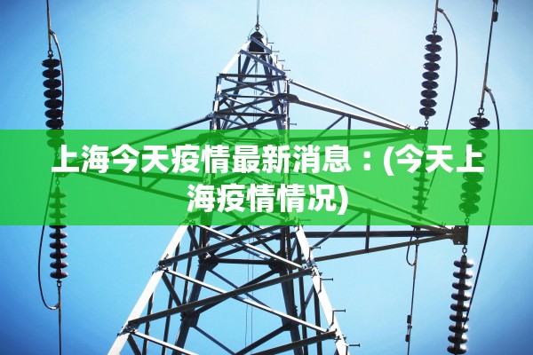 上海今天疫情最新消息︰(今天上海疫情情况)