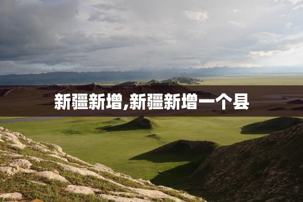 新疆新增,新疆新增一个县