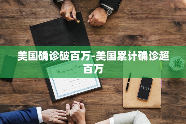 美国确诊破百万-美国累计确诊超百万