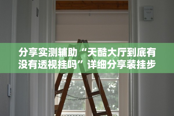 分享实测辅助“天酷大厅到底有没有透视挂吗”详细分享装挂步骤