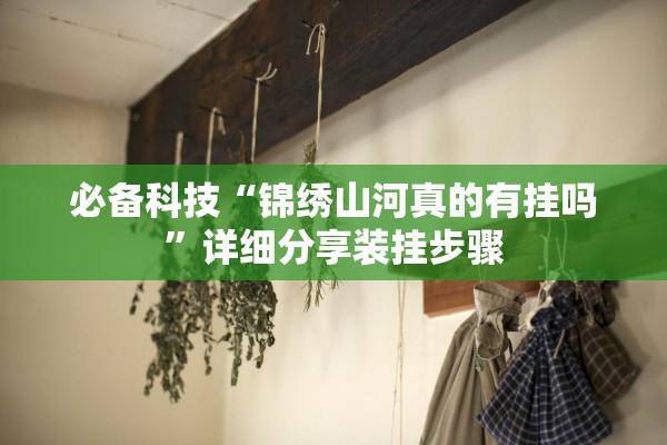 必备科技“锦绣山河真的有挂吗”详细分享装挂步骤