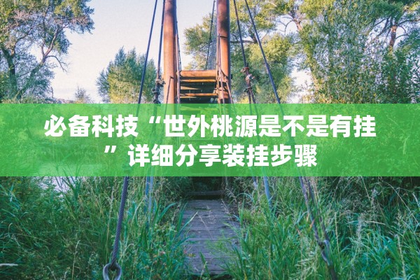 必备科技“世外桃源是不是有挂	”详细分享装挂步骤