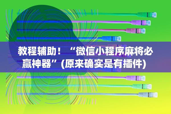 教程辅助！“微信小程序麻将必赢神器	”(原来确实是有插件) 