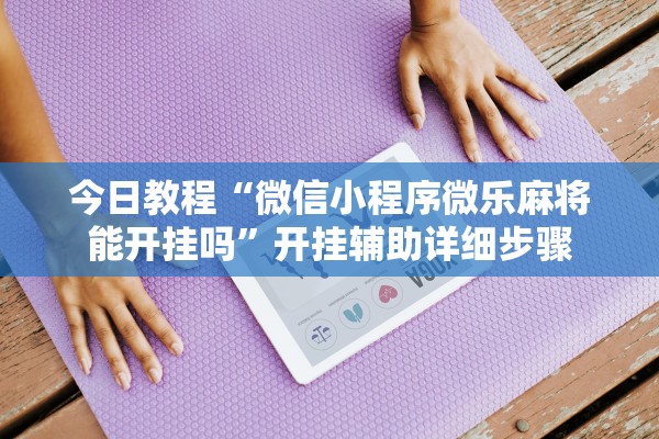 今日教程“微信小程序微乐麻将能开挂吗”开挂辅助详细步骤