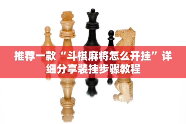 推荐一款“斗棋麻将怎么开挂”详细分享装挂步骤教程