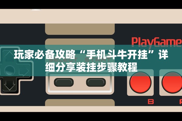 玩家必备攻略“手机斗牛开挂”详细分享装挂步骤教程