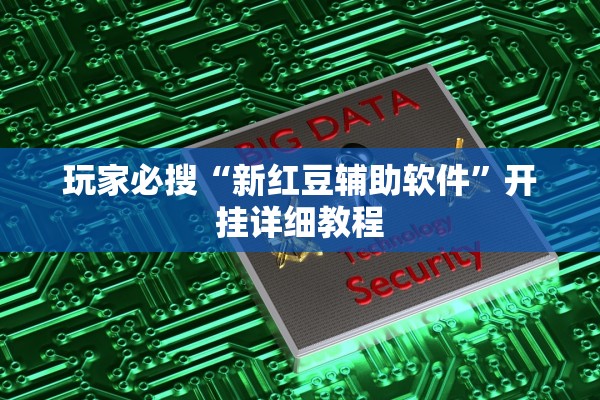 玩家必搜“新红豆辅助软件”开挂详细教程