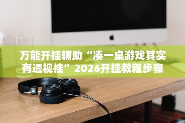 万能开挂辅助“凑一桌游戏其实有透视挂	”2026开挂教程步骤