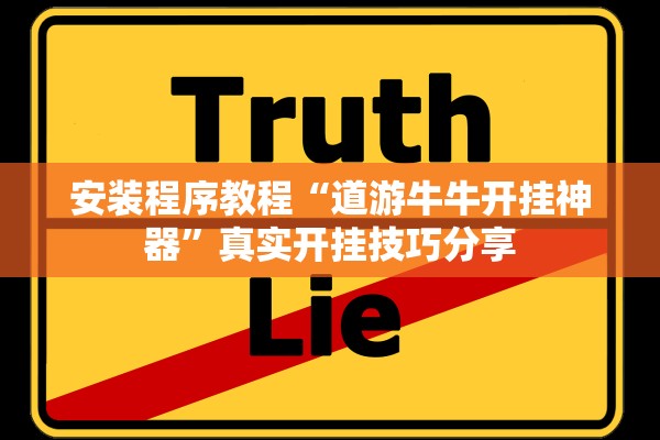安装程序教程“道游牛牛开挂神器”真实开挂技巧分享