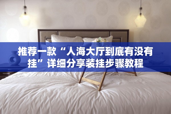 推荐一款“人海大厅到底有没有挂”详细分享装挂步骤教程