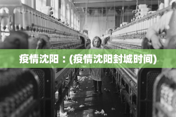 疫情沈阳︰(疫情沈阳封城时间)