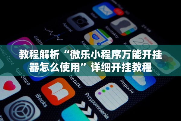 教程解析“微乐小程序万能开挂器怎么使用”详细开挂教程