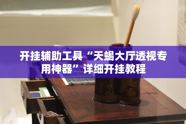 开挂辅助工具“天蝎大厅透视专用神器”详细开挂教程