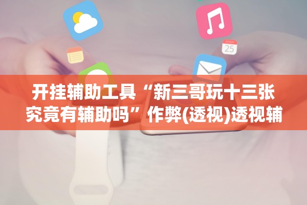 开挂辅助工具“新三哥玩十三张究竟有辅助吗”作弊(透视)透视辅助 