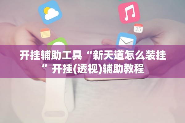 开挂辅助工具“新天道怎么装挂”开挂(透视)辅助教程