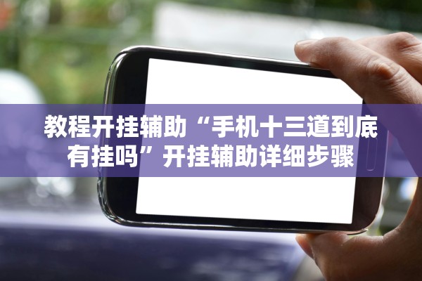 教程开挂辅助“手机十三道到底有挂吗”开挂辅助详细步骤