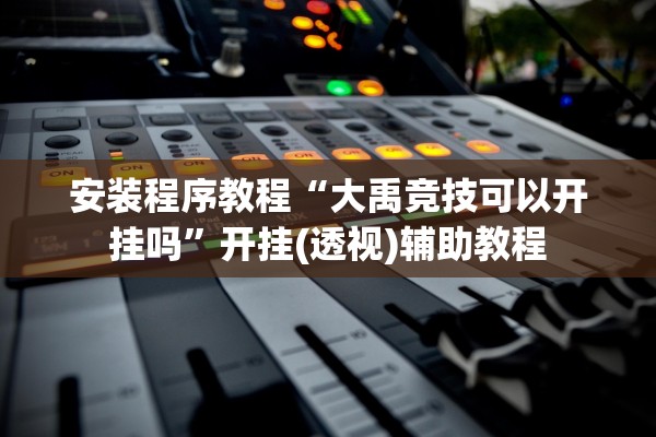 安装程序教程“大禹竞技可以开挂吗	”开挂(透视)辅助教程