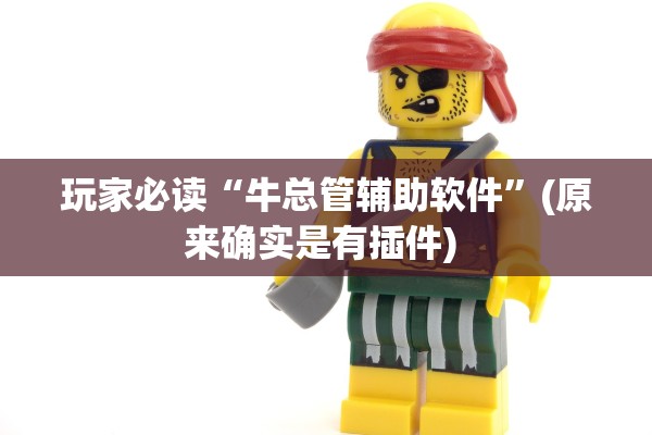 玩家必读“牛总管辅助软件	”(原来确实是有插件) 