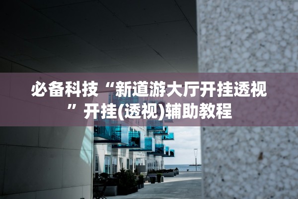 必备科技“新道游大厅开挂透视”开挂(透视)辅助教程