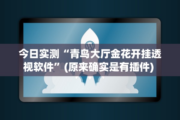 今日实测“青鸟大厅金花开挂透视软件”(原来确实是有插件) 