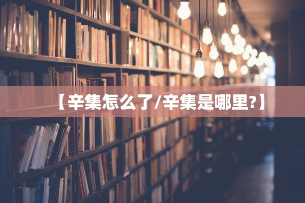 【辛集怎么了/辛集是哪里?】