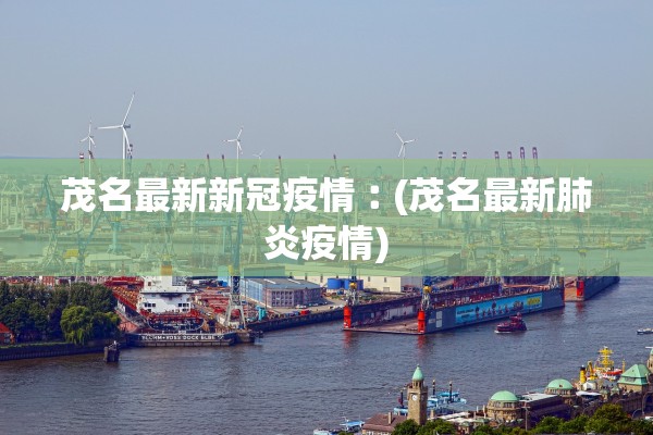 茂名最新新冠疫情︰(茂名最新肺炎疫情) 茂名最新新冠疫情︰(茂名最新肺炎疫情)