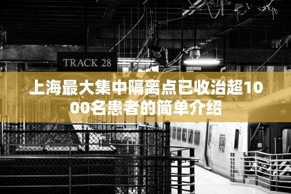 上海最大集中隔离点已收治超1000名患者的简单介绍