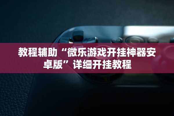 教程辅助“微乐游戏开挂神器安卓版”详细开挂教程