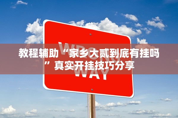 教程辅助“家乡大贰到底有挂吗”真实开挂技巧分享