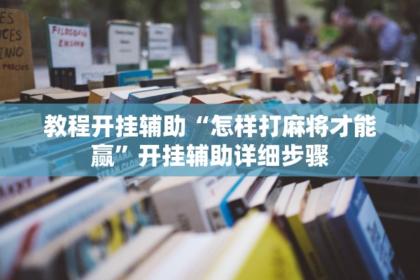 教程开挂辅助“怎样打麻将才能赢”开挂辅助详细步骤