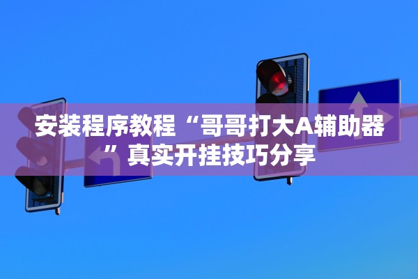 安装程序教程“哥哥打大A辅助器”真实开挂技巧分享