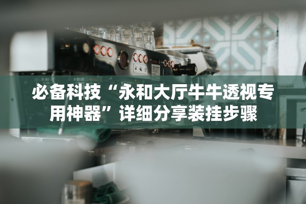 必备科技“永和大厅牛牛透视专用神器”详细分享装挂步骤