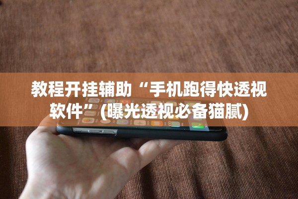 教程开挂辅助“手机跑得快透视软件”(曝光透视必备猫腻)