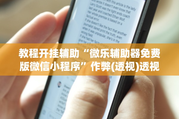 教程开挂辅助“微乐辅助器免费版微信小程序”作弊(透视)透视辅助 