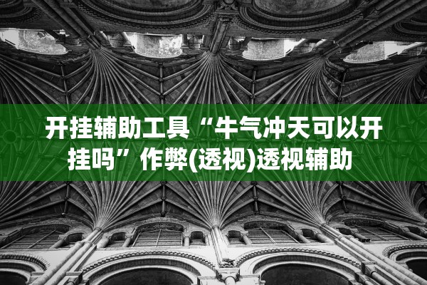 开挂辅助工具“牛气冲天可以开挂吗	”作弊(透视)透视辅助 