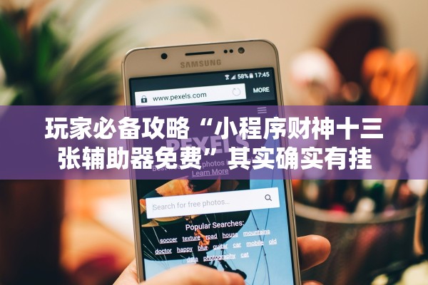 玩家必备攻略“小程序财神十三张辅助器免费	”其实确实有挂