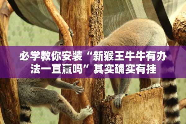 必学教你安装“新猴王牛牛有办法一直赢吗	”其实确实有挂