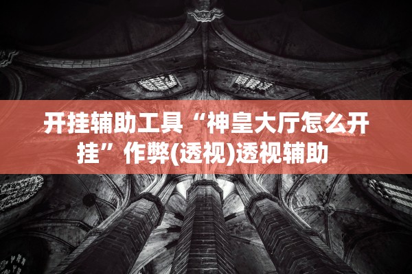 开挂辅助工具“神皇大厅怎么开挂”作弊(透视)透视辅助 