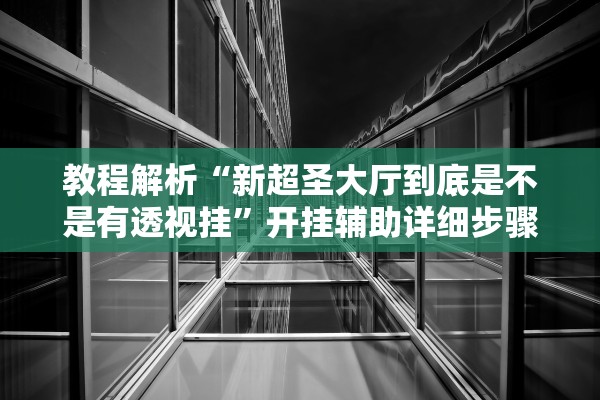 教程解析“新超圣大厅到底是不是有透视挂”开挂辅助详细步骤