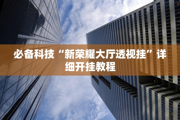 必备科技“新荣耀大厅透视挂	”详细开挂教程