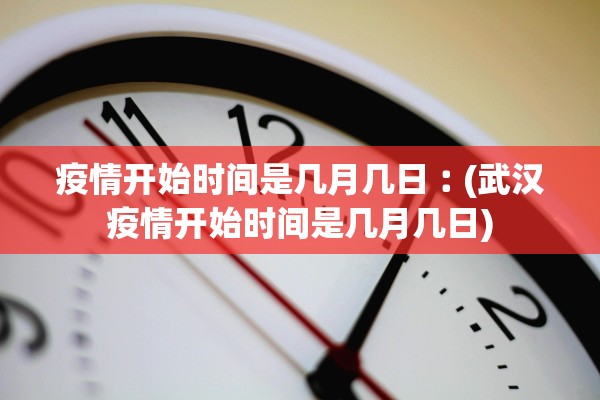 疫情开始时间是几月几日︰(武汉疫情开始时间是几月几日)