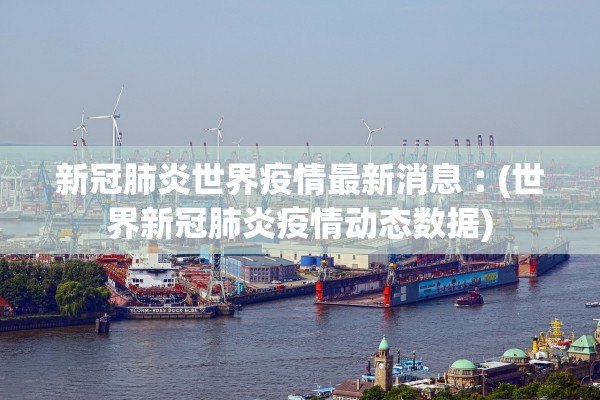 新冠肺炎世界疫情最新消息︰(世界新冠肺炎疫情动态数据)