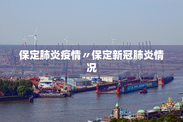 保定肺炎疫情〃保定新冠肺炎情况