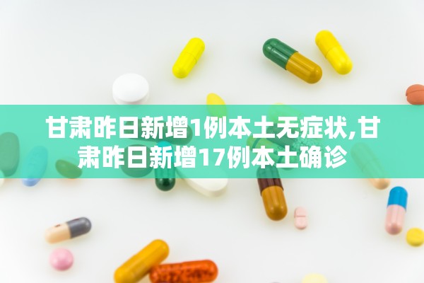 甘肃昨日新增1例本土无症状,甘肃昨日新增17例本土确诊