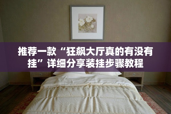 推荐一款“狂飙大厅真的有没有挂”详细分享装挂步骤教程