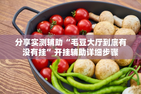 分享实测辅助“毛豆大厅到底有没有挂”开挂辅助详细步骤
