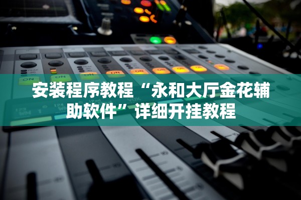 安装程序教程“永和大厅金花辅助软件”详细开挂教程