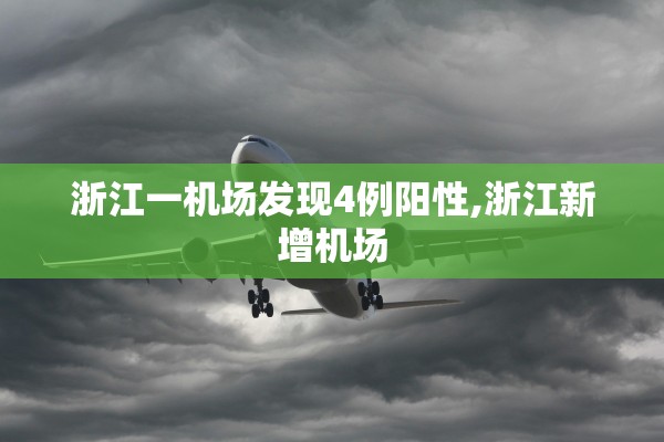 浙江一机场发现4例阳性,浙江新增机场