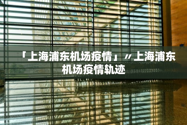 「上海浦东机场疫情」〃上海浦东机场疫情轨迹