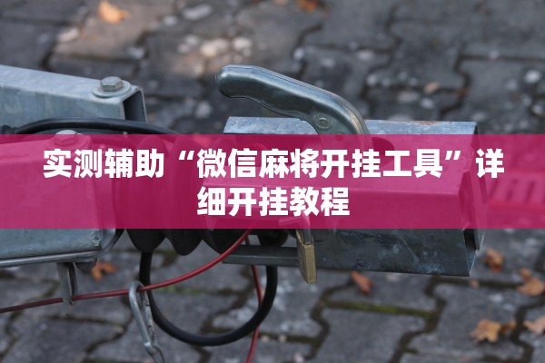 实测辅助“微信麻将开挂工具”详细开挂教程